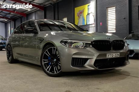 Grey 2019 BMW M5 Sedan Competition