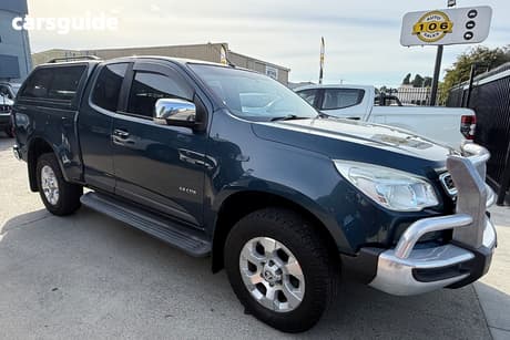 Blue 2014 Holden Colorado Space Cab Pickup Ltz (4X4)