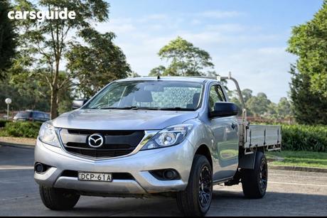 Silver 2015 Mazda BT-50 Cab Chassis Xt (4X2)