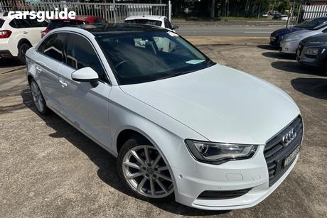 White 2015 Audi A3 Sedan 1.8 TFSI AMBITION 8V MY16