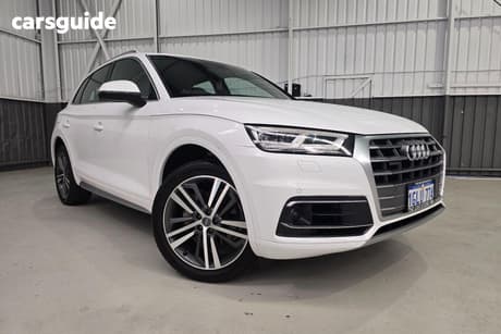 White 2017 Audi Q5 Wagon 2.0 Tdi Quattro Design