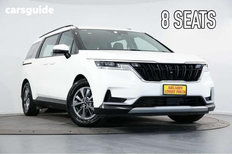 White 2023 Kia Carnival Wagon S