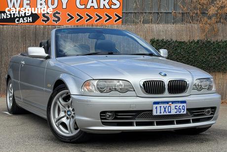 Silver 2001 BMW 330CI Convertible