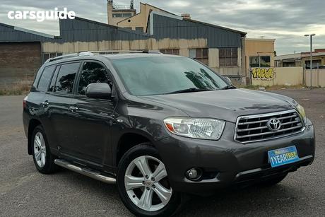Grey 2009 Toyota Kluger Wagon Grande (Fwd)
