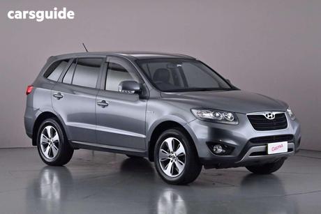 Silver 2012 Hyundai Santa FE Wagon Trail Crdi (4X4)