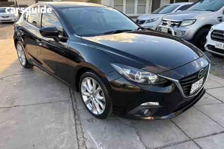 Black 2014 Mazda 3 Hatchback Sp25