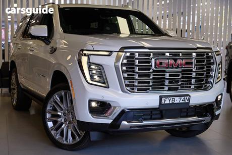 White 2025 Gmc Yukon Wagon Denali