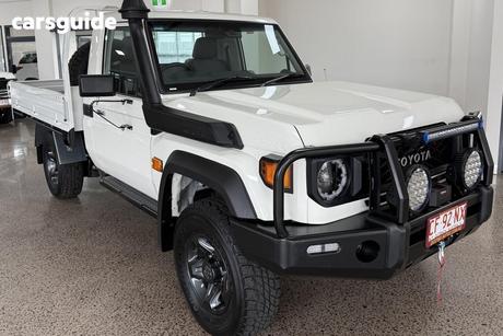 White 2024 Toyota Landcruiser Cab Chassis Lc79 Workmate