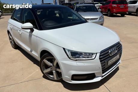 White 2017 Audi A1 Hatchback Sportback 1.4 Tfsi Sport