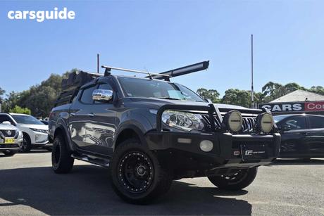 Grey 2016 Mitsubishi Triton Dual Cab Utility Gls (4X4)