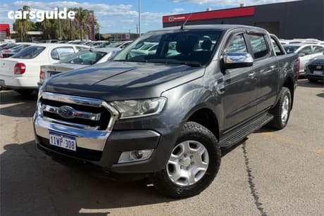Grey 2017 Ford Ranger Dual Cab Utility Xlt 3.2 (4X4)