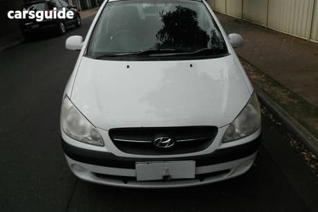 White 2009 Hyundai Getz Hatchback S