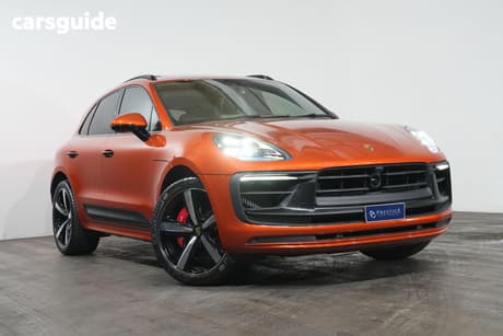 Orange 2022 Porsche Macan Wagon Gts