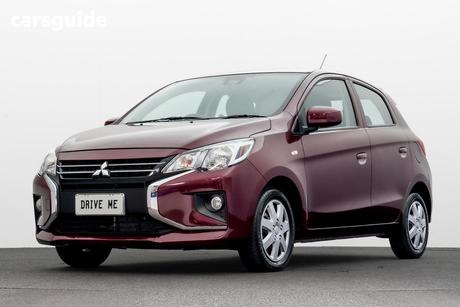 Red 2021 Mitsubishi Mirage Hatchback Es