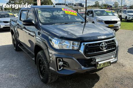 Grey 2018 Toyota Hilux Dual Cab Utility Sr Hi-Rider