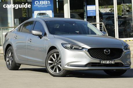 Silver 2021 Mazda 6 Sedan Touring