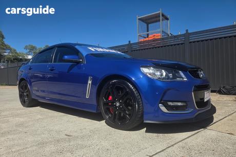 Blue 2016 Holden Commodore Sedan Ss-V Redline