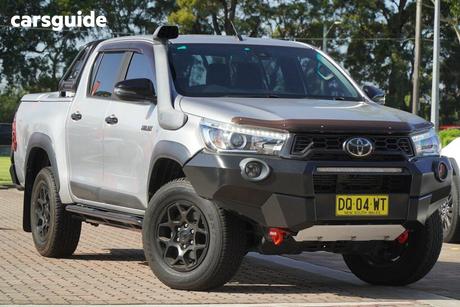 Silver 2019 Toyota Hilux Double Cab Pick Up Rugged X (4X4)