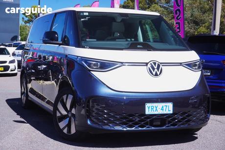 Blue 2024 Volkswagen ID. Buzz Wagon Pro Lwb