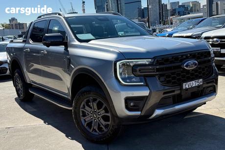 Silver 2022 Ford Ranger Double Cab Pick Up Wildtrak 2.0 (4X4)