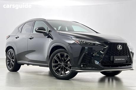 Black 2022 Lexus NX350H Wagon F Sport Hybrid 2Wd
