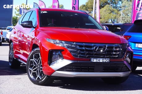 Red 2022 Hyundai Tucson Wagon Elite N Line (Fwd)