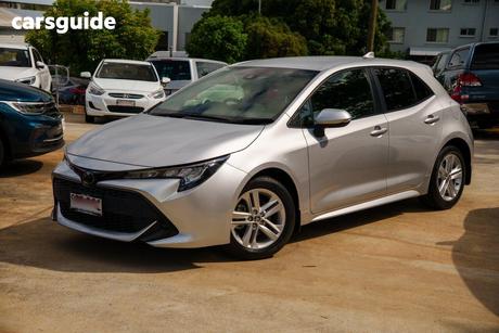 Silver 2019 Toyota Corolla Hatchback Ascent Sport