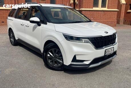 White 2021 Kia Carnival Wagon S