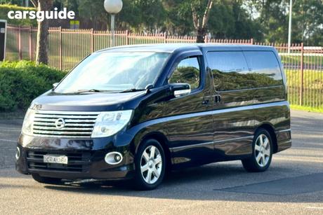 Black 2007 Nissan Elgrand Wagon