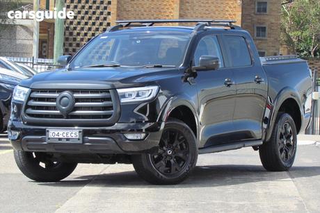 Black 2024 GWM Cannon Dual Cab Utility Vanta (4X4)