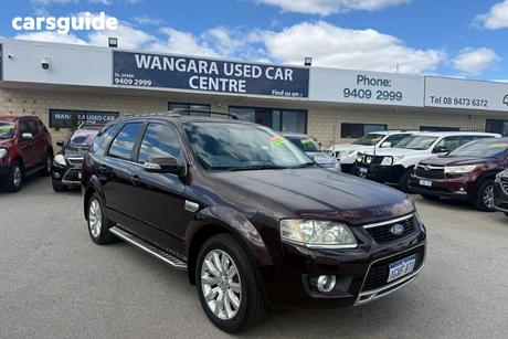 Red 2009 Ford Territory Wagon Ghia (Rwd)