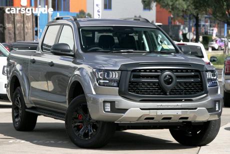 Silver 2025 GWM Cannon Alpha Dual Cab Utility Ultra Phev (4X4)