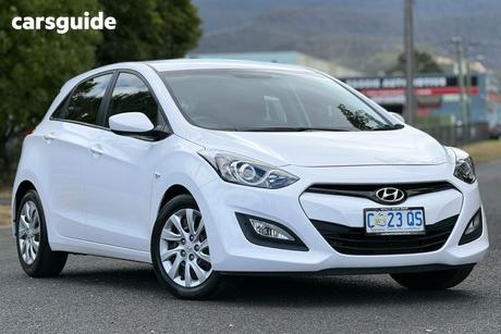 White 2012 Hyundai I30 Hatchback Active