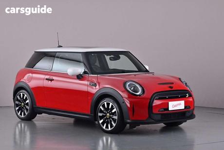 Red 2021 Mini Cooper Hatchback Se Mini Yours 3D Hatch