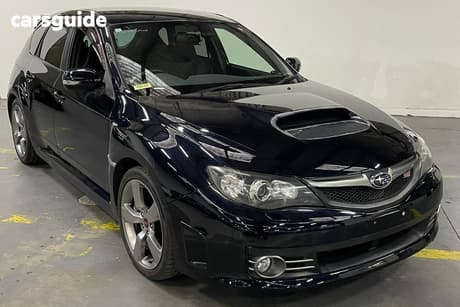 Blue 2008 Subaru Impreza Hatch WRX STI