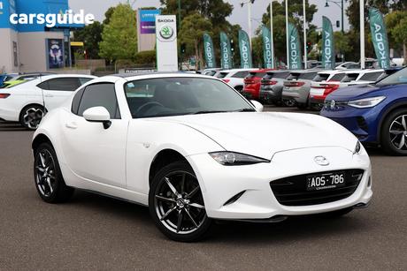 White 2017 Mazda MX-5 Convertible Roadster Gt