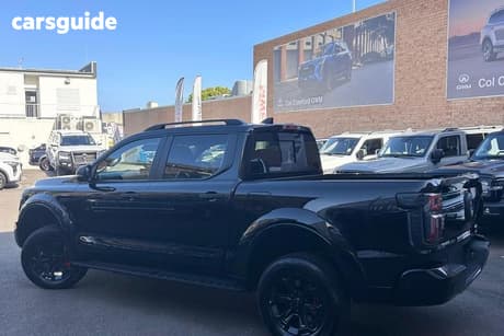 Black 2025 GWM Cannon Alpha Dual Cab Utility Ultra Phev (4X4)