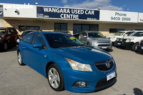 Blue 2011 Holden Cruze Hatchback Sri V