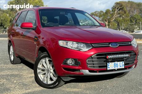 Red 2011 Ford Territory Wagon Ts (4X4)