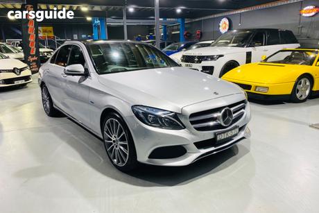 Silver 2017 Mercedes-Benz C350 Sedan E