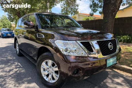 Brown 2014 Nissan Patrol Wagon St-L (4X4)