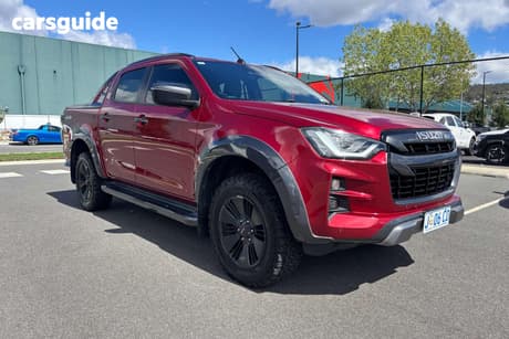 Red 2020 Isuzu D-MAX Crew Cab Utility X-Terrain (4X4)