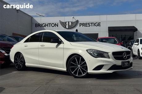 White 2014 Mercedes-Benz CLA200 Coupe