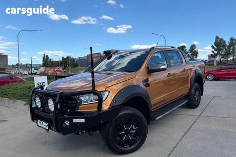 Orange 2019 Ford Ranger Double Cab Pick Up Wildtrak 2.0 (4X4)