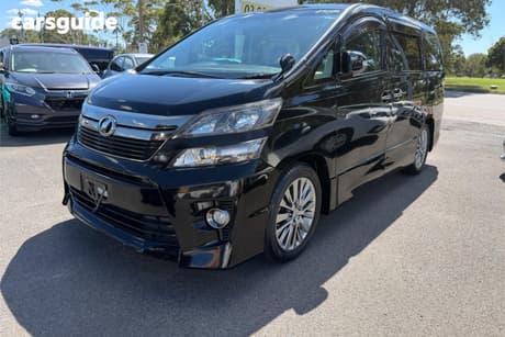 Black 2013 Toyota Vellfire SUV Z