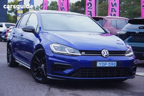 Blue 2020 Volkswagen Golf Hatchback R Final Edition