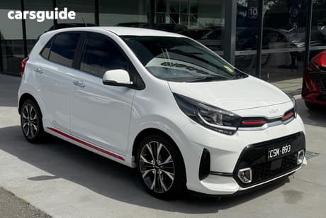White 2023 Kia Picanto Hatchback Gt-Line (Pe)
