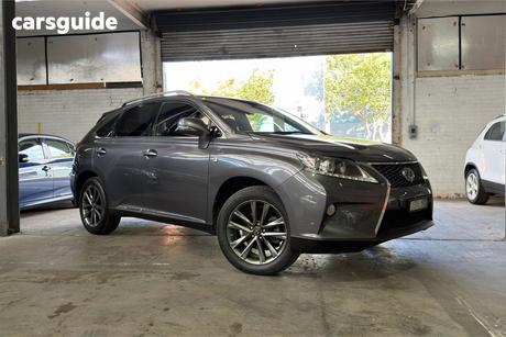 Grey 2014 Lexus RX450H Wagon F Sport