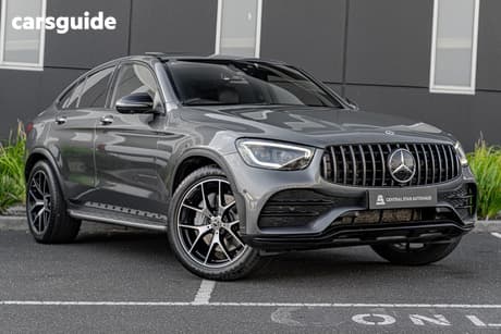 Grey 2019 Mercedes-Benz GLC300 Coupe 4Matic
