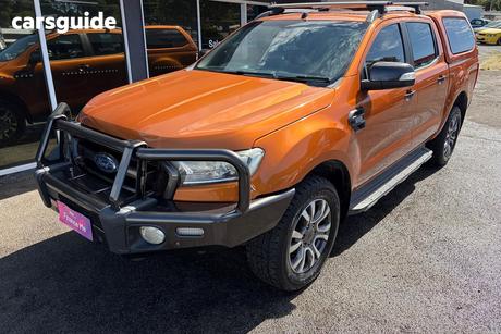 Orange 2016 Ford Ranger Dual Cab Pick-up Wildtrak 3.2 (4X4)